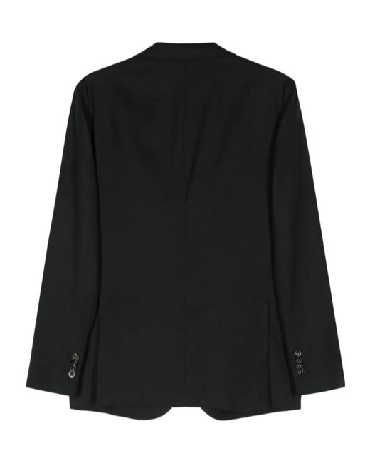 Boglioli Black K-Jacket Single-Breasted Blazer for men