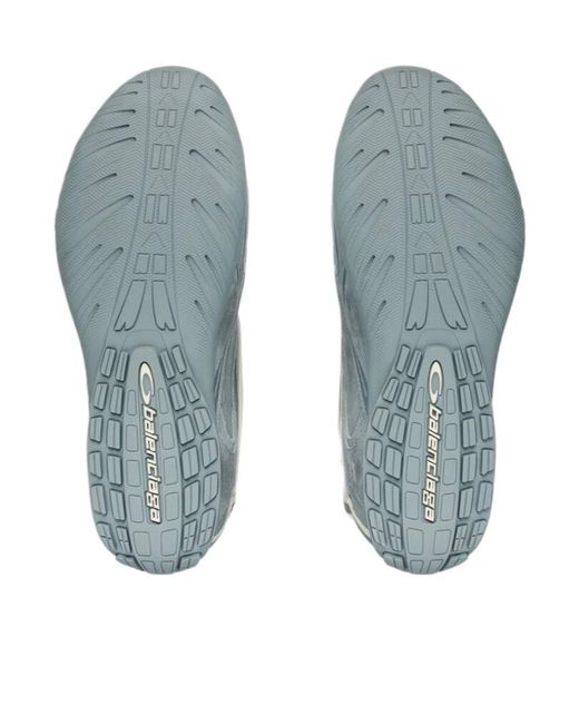 Balenciaga Gray Radar Velvety Sneaker