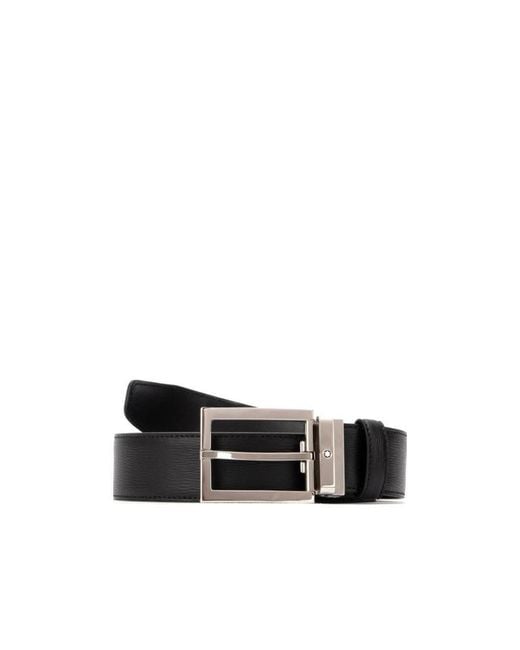 Montblanc White Adjustable Belt for men