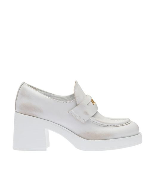 miu miu white heels