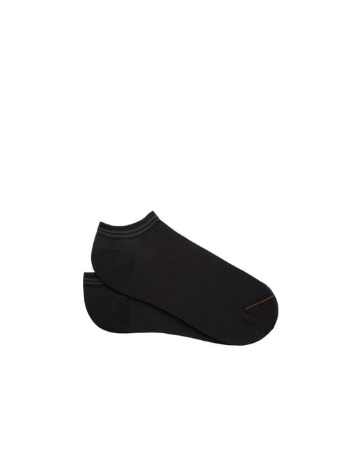Zegna Black Cotton Blend Socks for men