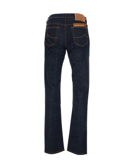 Jacob Cohen Blue Western Straight-Leg Jeans for men