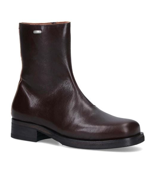 Our Legacy Brown Vibram Sole Boots for men