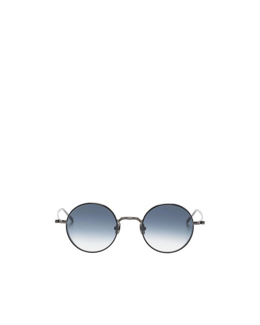 Matsuda Blue Round Sunglasses for men