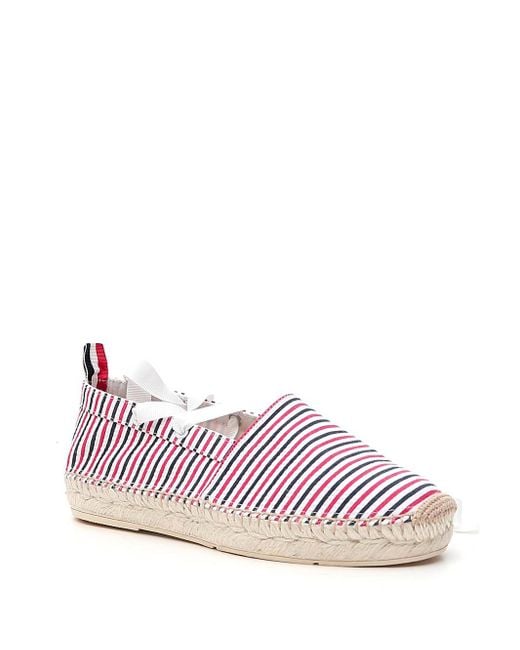 Thom Browne Purple Ankle Strap Espadrilles