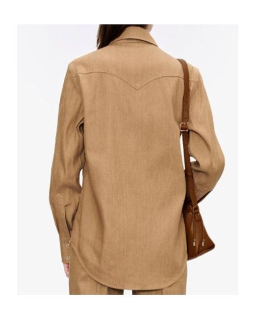 A.P.C. Natural Chest-Pocket Buttoned Shirt