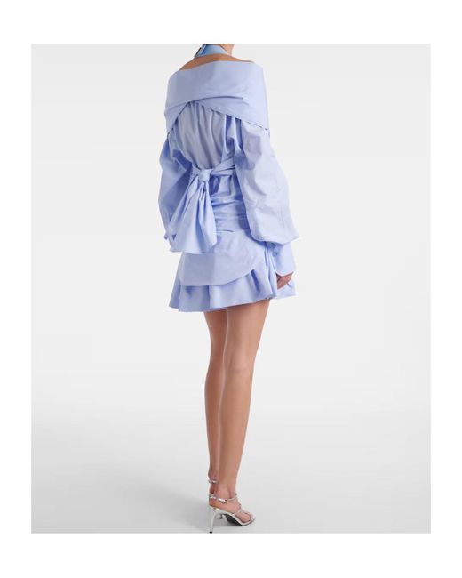 Patou Blue Logo Detail Blouse