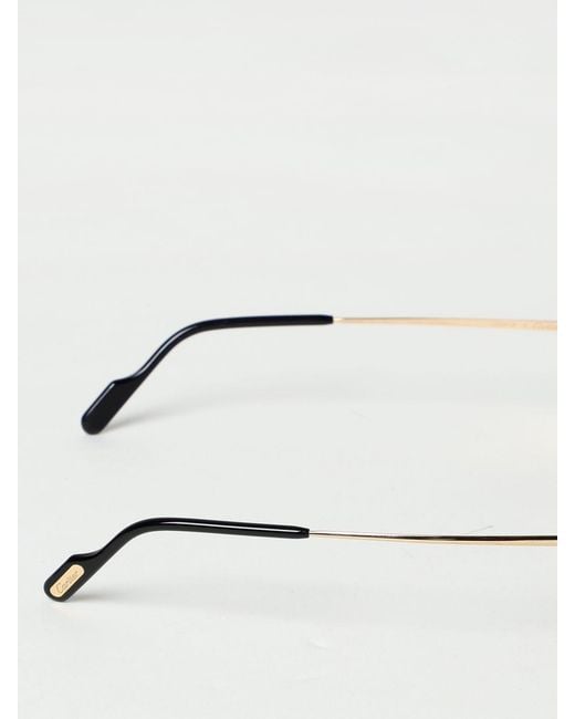 Cartier Metallic Square Frame Sunglasses