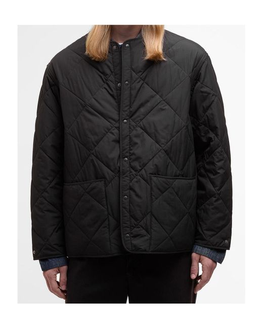 Barbour Black Long Sleeve Casual Jacket for men