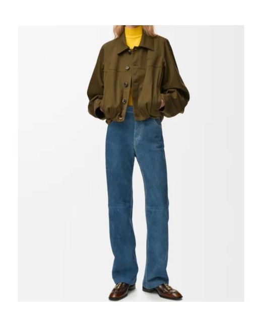 Loewe Green Buttoned Jacket