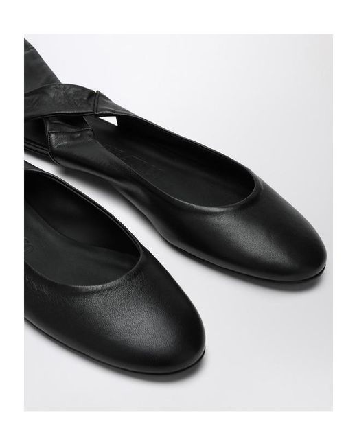 The Attico Black Cloe Ballet Shoes