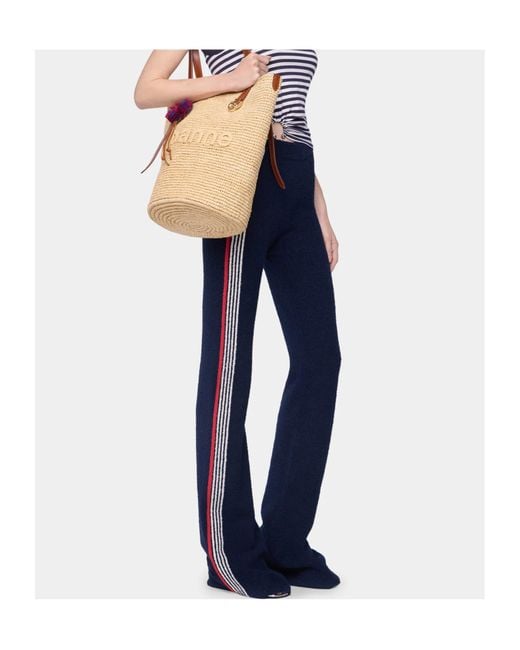 Rabanne Blue Knitted Trousers