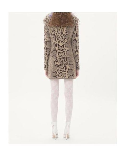 Valentino White Floral Tights