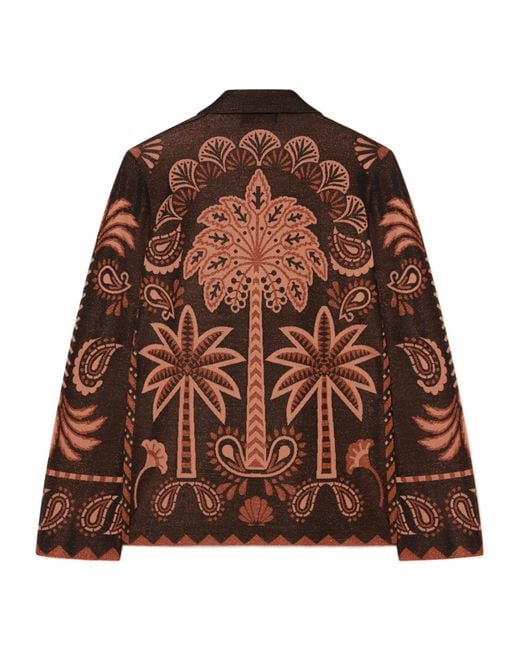 Alanui Brown Wild Wonder Shirt