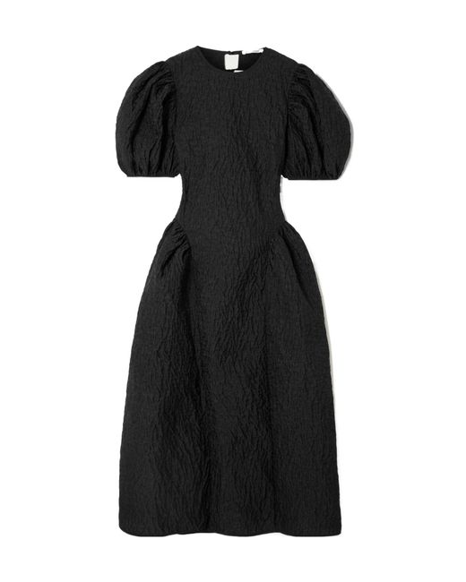 CECILIE BAHNSEN Black Short Sleeve Dress
