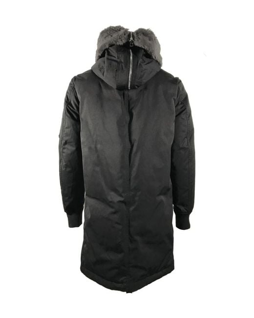 Emporio Armani Gray Logo Down Jacket for men
