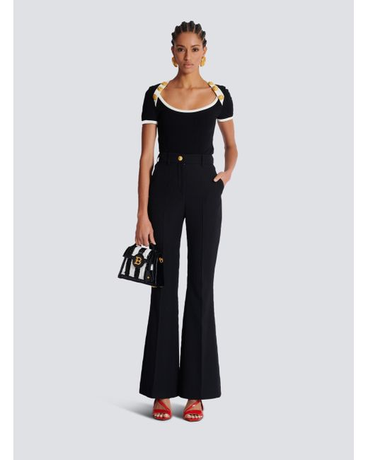 Balmain Black T-Shirts