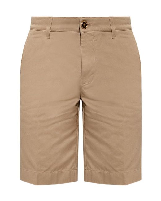 Versace Natural Knee-Length Bermuda Shorts for men