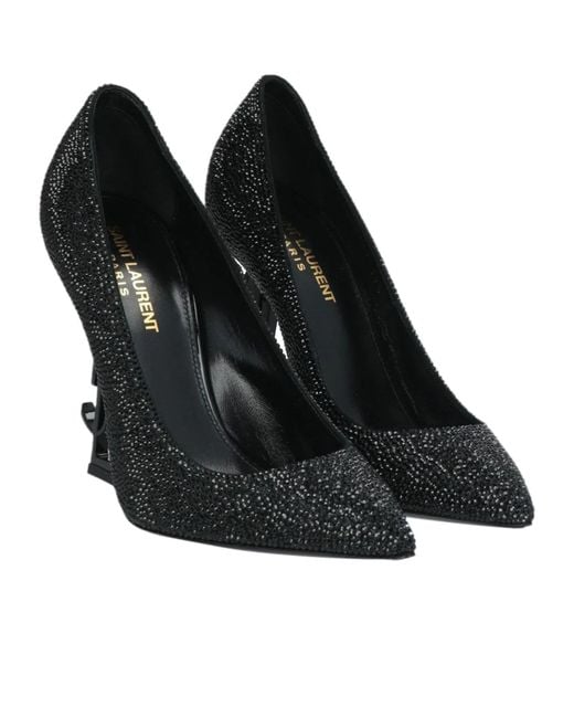 Saint Laurent Black Bright-Colored High Heels