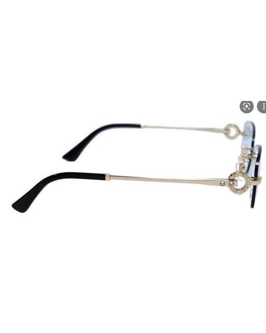BVLGARI Blue Rimless Sunglasses