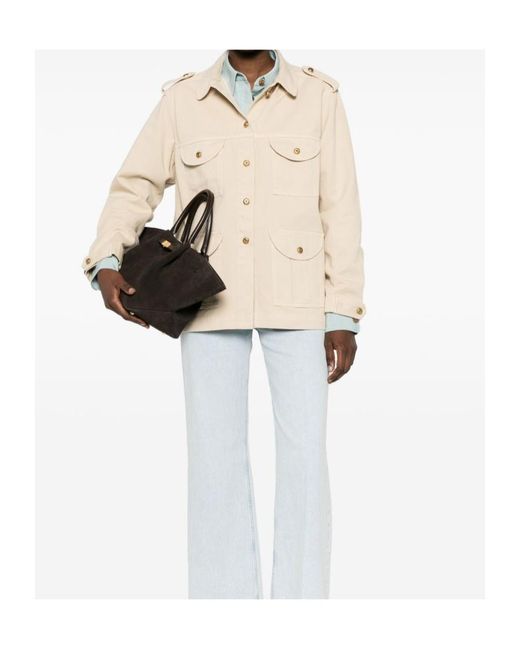 Blazé Milano Natural Blazé Milano Saharan Pocket Cotton Jacket