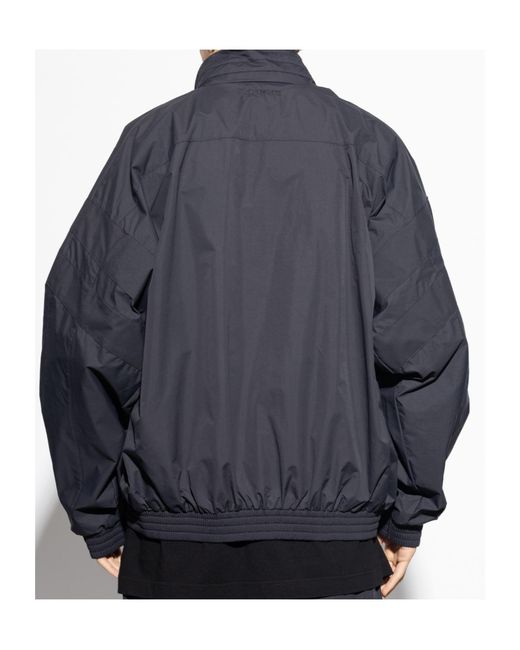 Vetements Blue Logo Casual Jacket for men