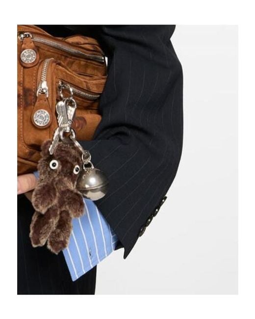 Acne Brown Teddy Bear Keyring