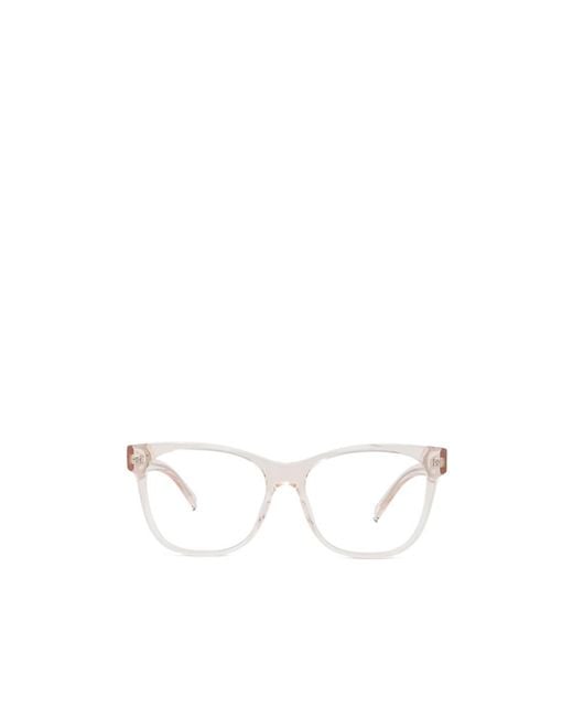 Givenchy White Eyewear Square-Frame Glasses