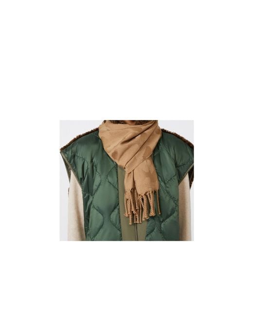 Weekend by Maxmara Natural Jacquard Wool Shawl