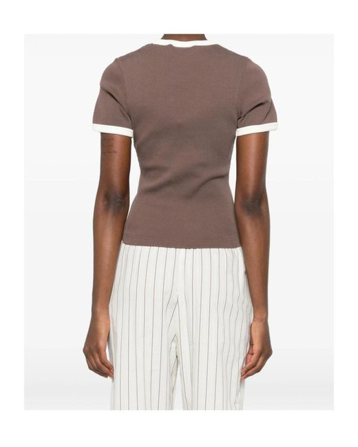Axel Arigato Brown Short-Sleeved T-Shirt