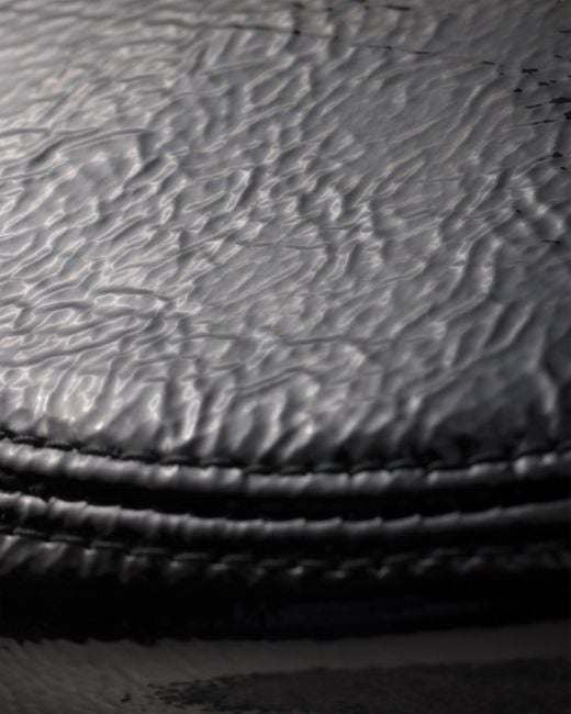 Prada Black Naplak Patent Leather Bucket Hat