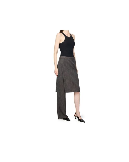 Bottega Veneta Black Long Culottes