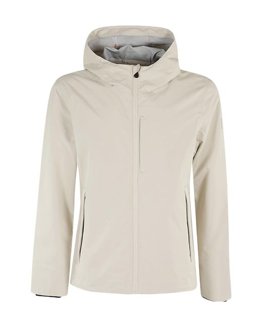Save The Duck White Jari Hooded Jacket for men
