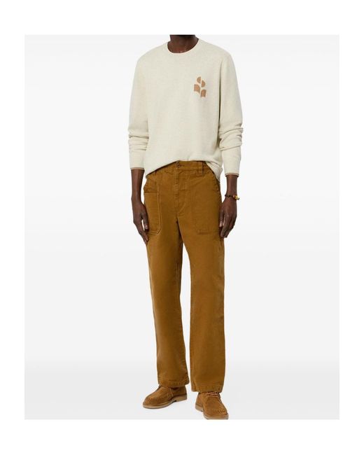 Isabel Marant White Antea Pullover for men