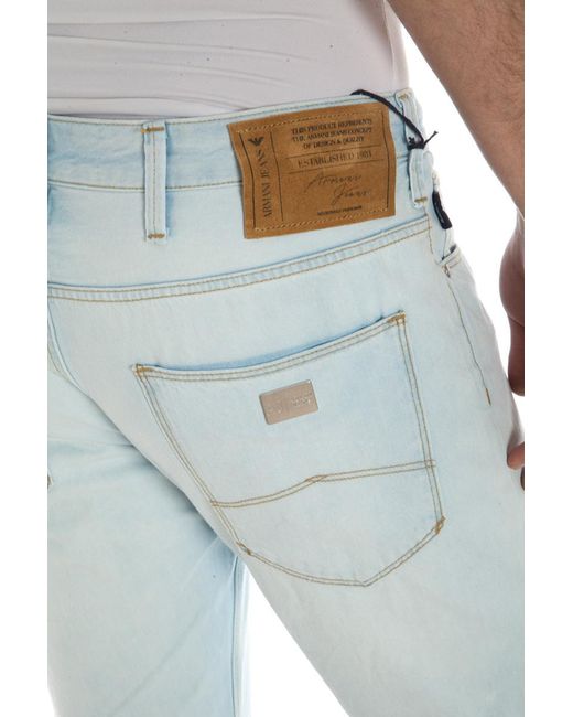 Armani Jeans Gray Logo Jeans for men