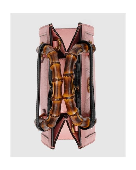Gucci Pink Mini Diana Top Handle Bag