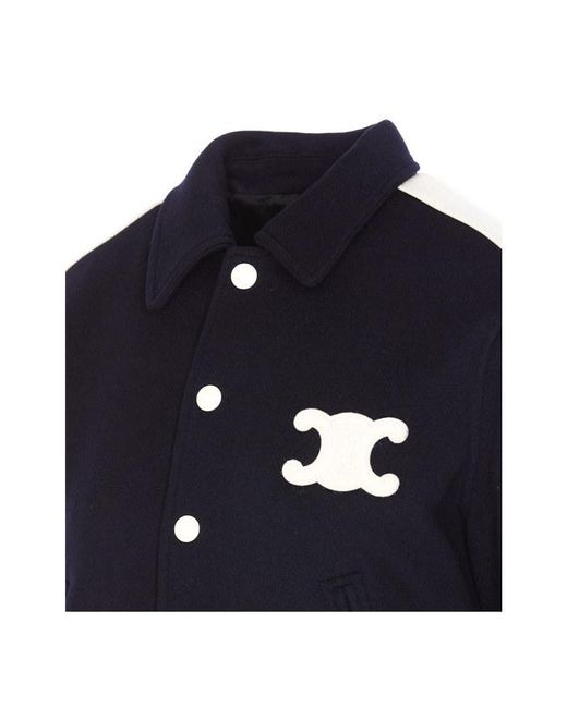 Céline Blue Triomphe Teddy Jacket