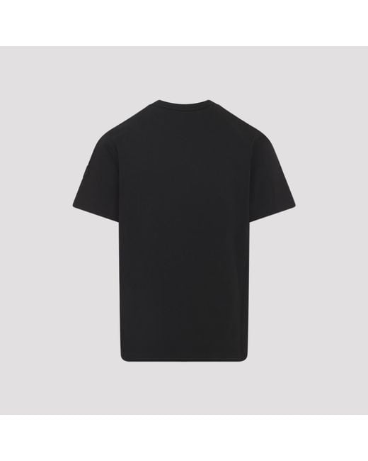 Moncler Black Short-Sleeved Crewneck T-Shirt for men