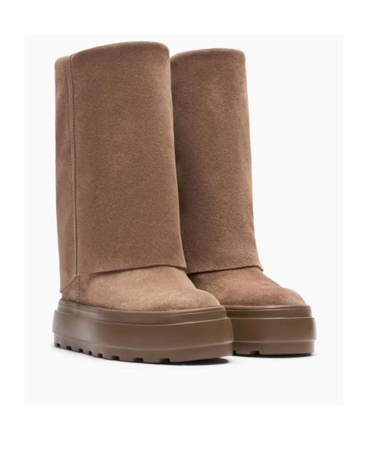 Casadei Brown New Double Face Boots