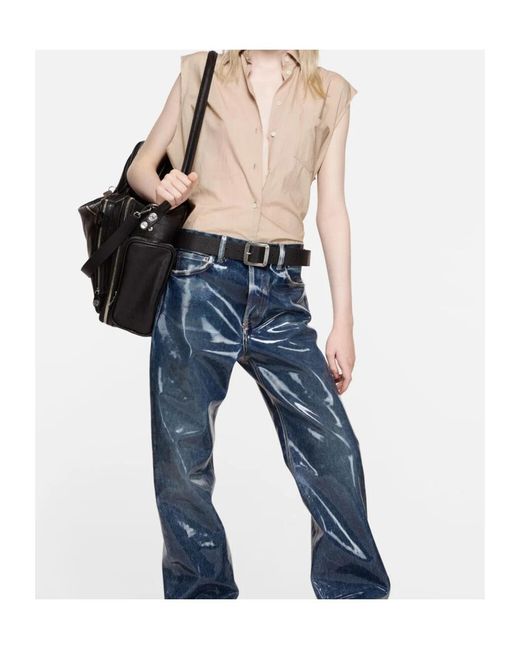Acne Natural Chest-Pocket Sleeveless Shirt