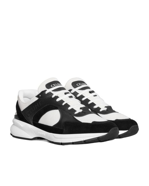 Céline Black Runner Cr-03 Low Lace-Up Sneaker for men