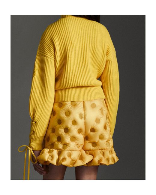 Moncler Yellow Turtleneck Pullover for men
