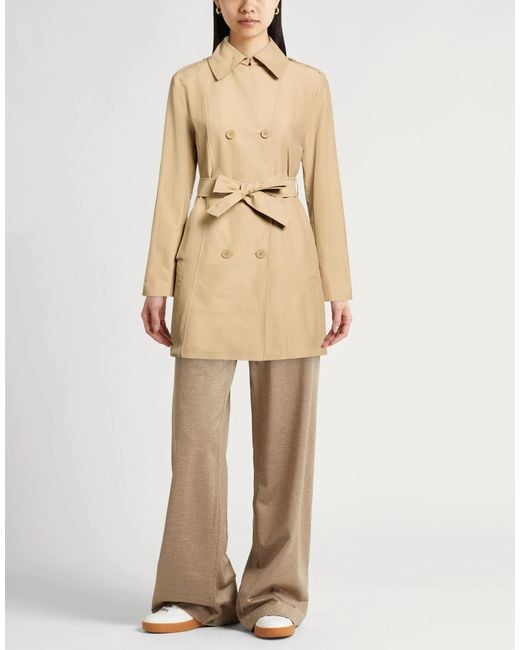 MAX&Co. Natural Classic Solid Color Trench Coat