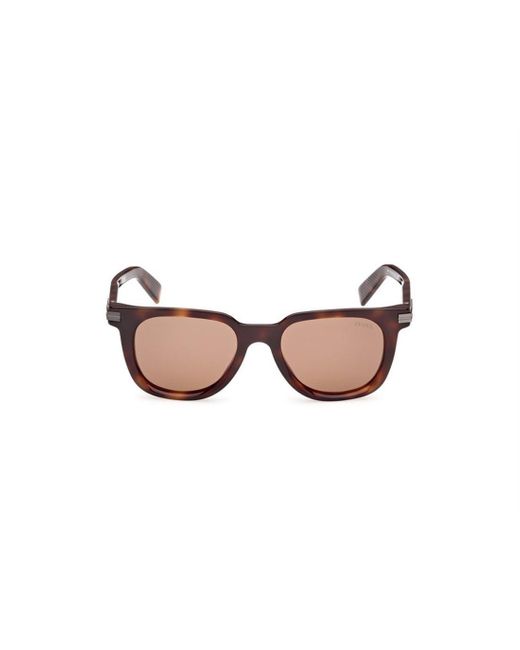 Zegna Pink Full Frame Sunglasses for men