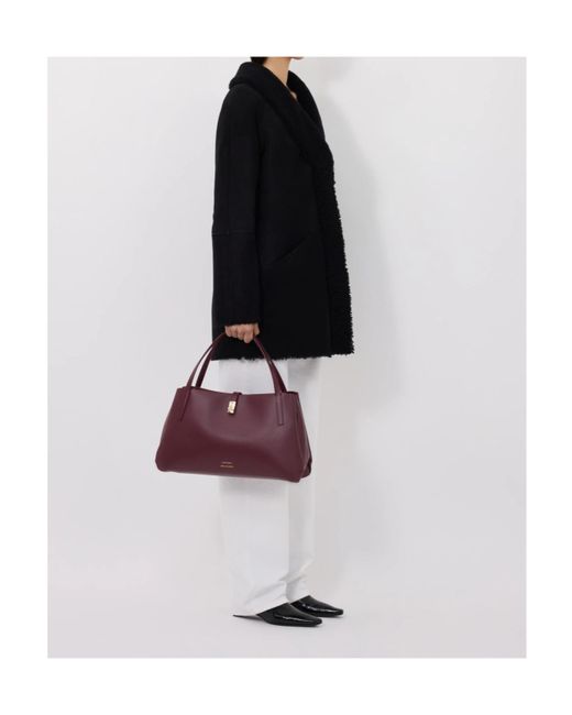 Loulou de Saison Black Isak Shearling Coat