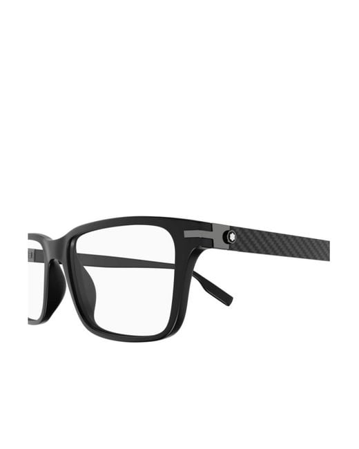 Montblanc White Eyewear Rectangular Glasses And Frames for men