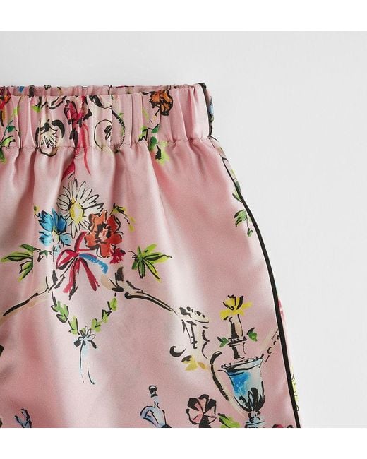 Dior Red Iviera Shorts