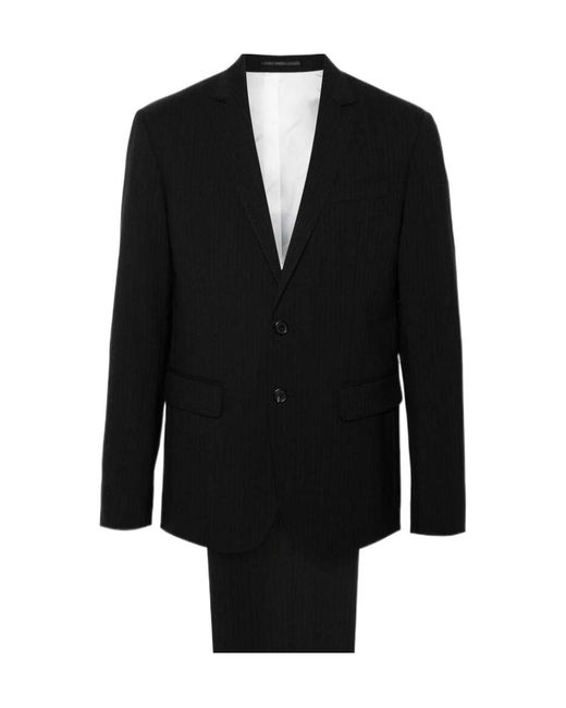 DSquared² Black Single-Breasted Tailored Suit for men