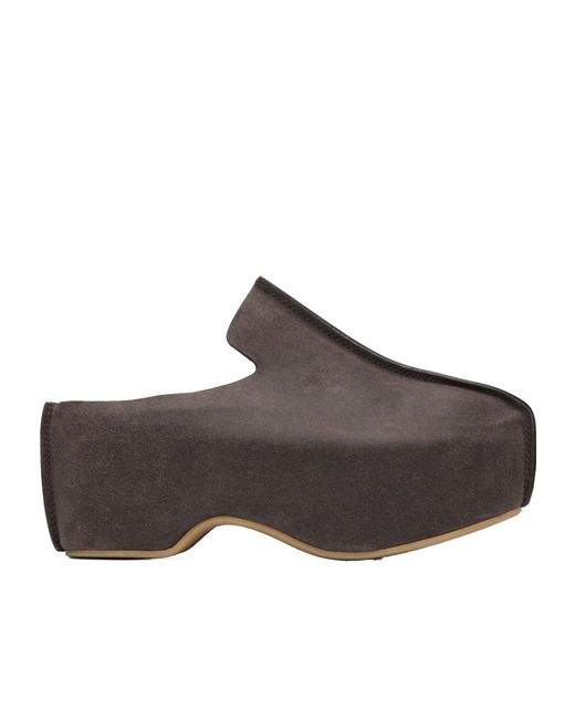 J.W. Anderson Brown Platform Mules for men