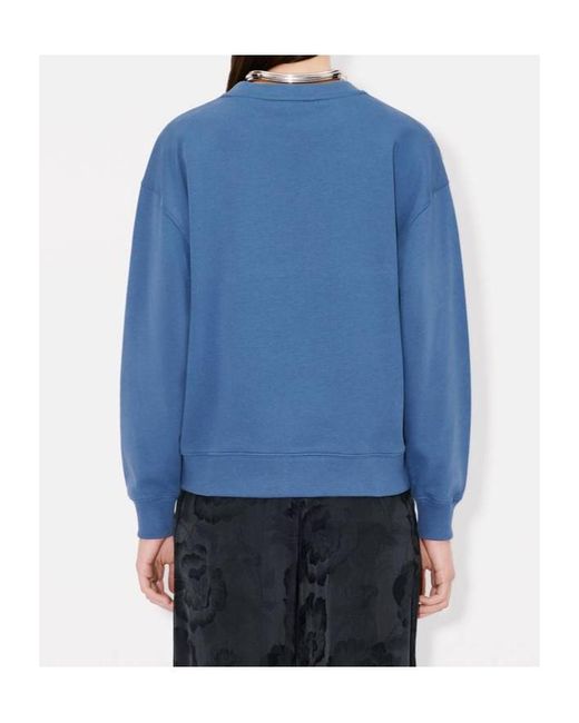 KENZO Blue Pop' Embroidered Sweatshirt